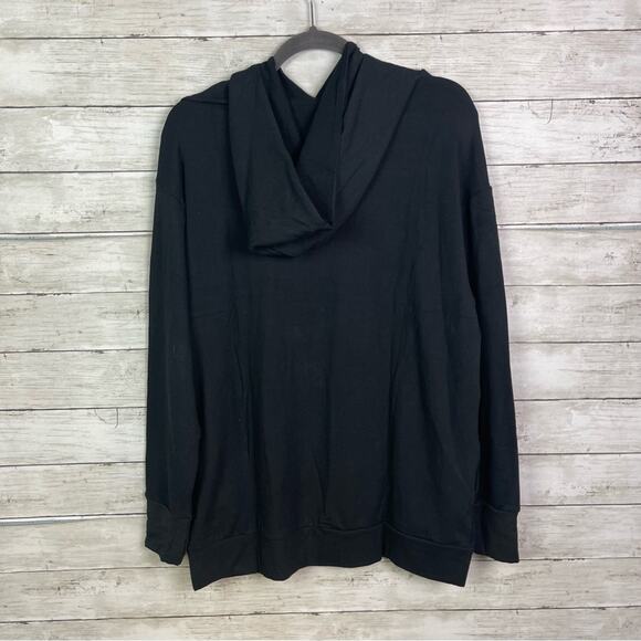 Aerie Offline Oversized Black Hoodie Size Small - Picture 4 of 4